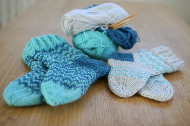 siksak-kuvioiset villasukat